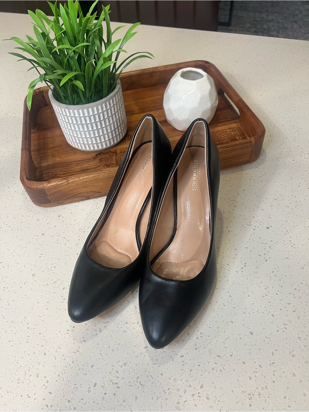 Maurices Black Pointed Toe Heels – Women’s Size 9